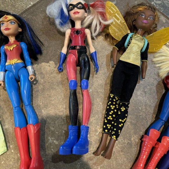 Superhero Lot: 6Poison Ivy Wonder Woman Harley Quinn Bumblebee SuperGirl Batgirl - Picture 6 of 15